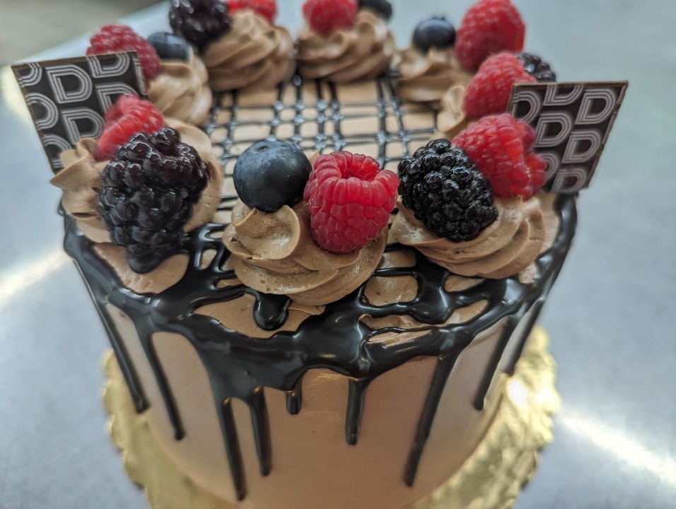 Triple Berry Cake - whole
