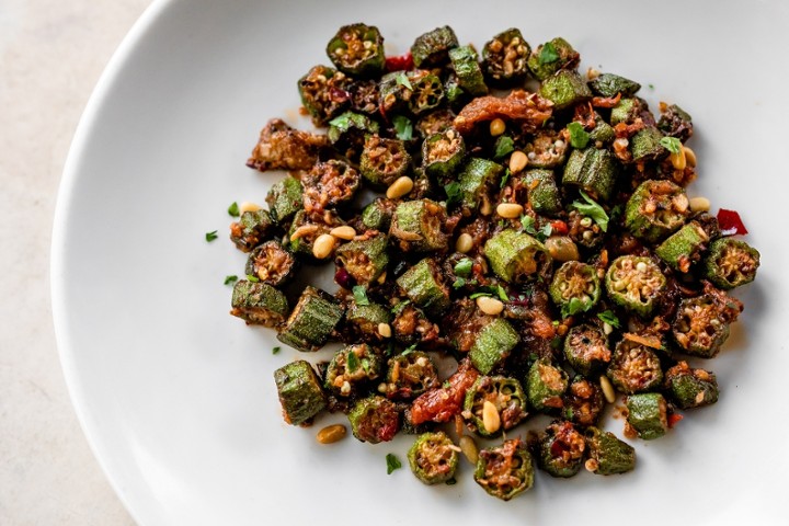 Charred Okra