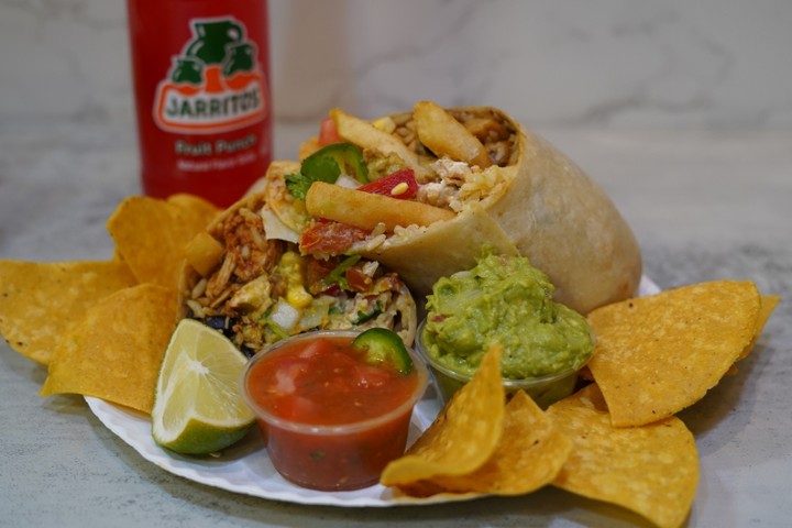 **CALIFORNIA BAJA BURRITO (French Fries Inside Burrito)**
