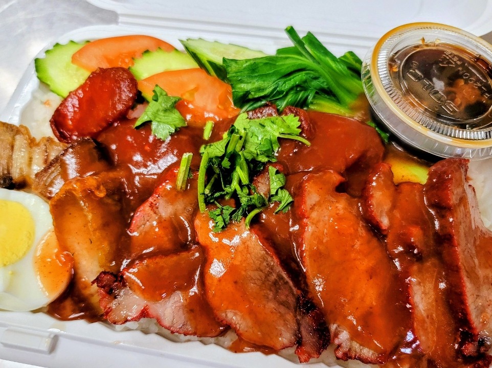 ⭐️Roasted Pork On Rice (Khao-Moo-Dang)