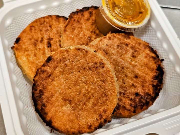 Grilled Veggie-Meat Patties (4)🌱