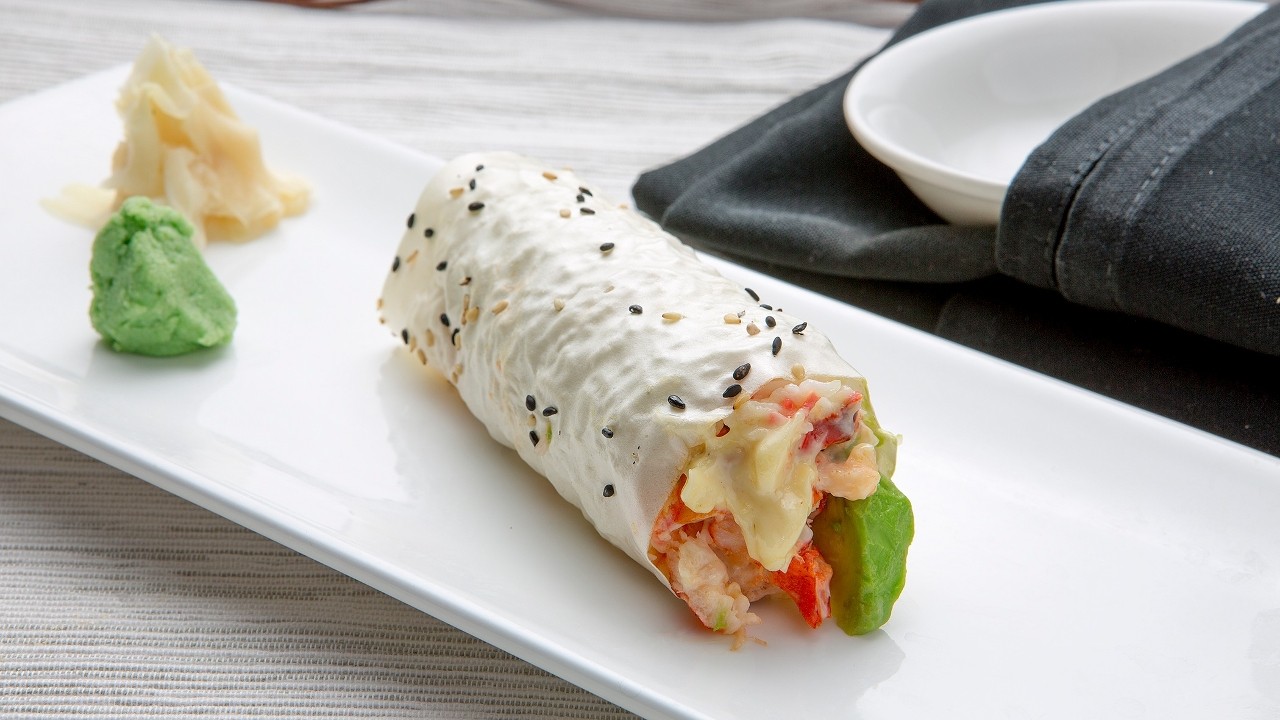 Baked Crab Hand Roll