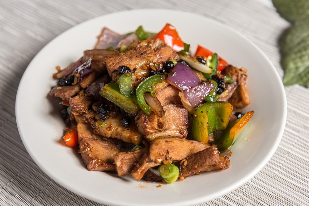 Garlic Black Bean Pork Belly