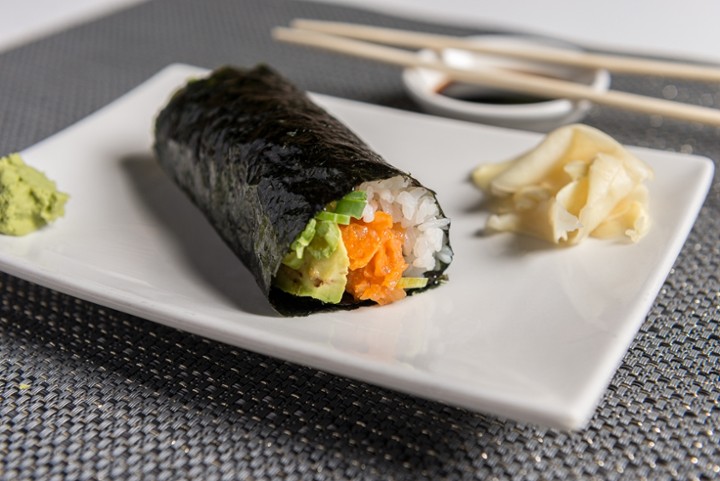 Spicy Yellowtail Hand Roll (Gluten Free)