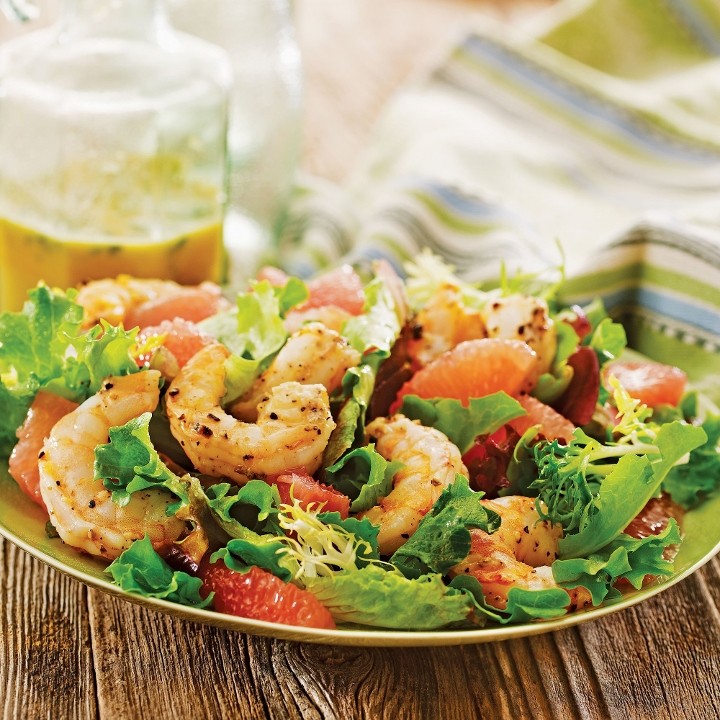 Garlic Butter Shrimp Salad