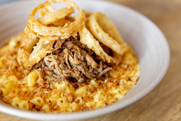 BBQ Pork Mac & Cheese