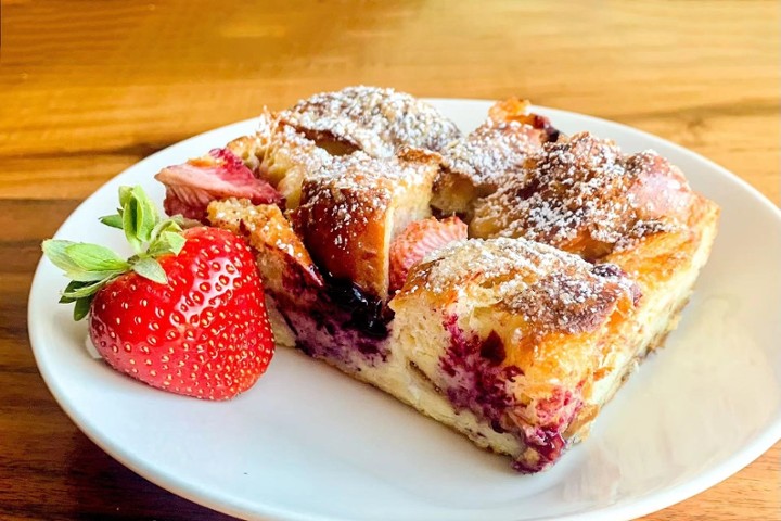 Quarter Sheet Berries 'n Cream Bread Pudding