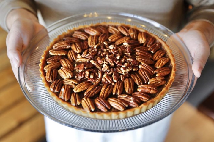 10'' Homemade Brown Sugar Candied Pecan Tart