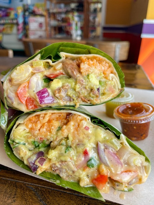 Steak Fajitas Burrito