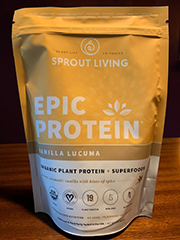 Vanilla Lucuma Protein 16oz Epic Sprout LIving