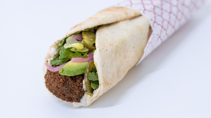 Avocado Falafel Wrap (Spicy)