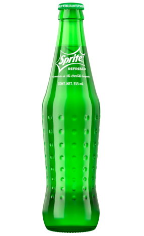 Mexican Sprite Glass Bottle