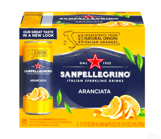 San Pellegrino Aranciata Sparkling 6 Pack