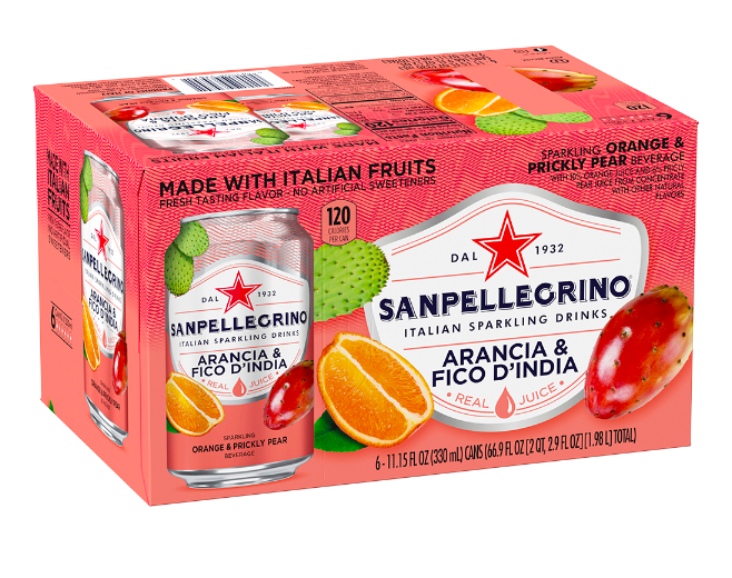 San Pellegrino Arancia & Fico D'india Sparkling 6 Pack