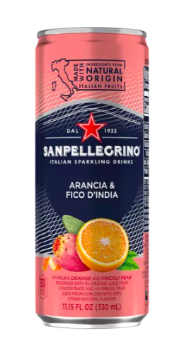 San Pellegrino Arancia & Fico D'india Sparkling Single Can