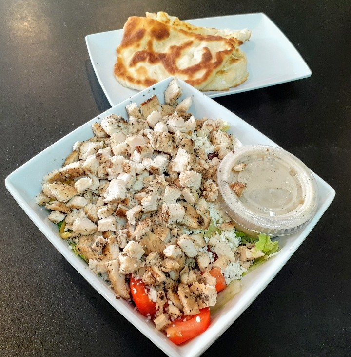 Sm Greek Salad W/Chicken