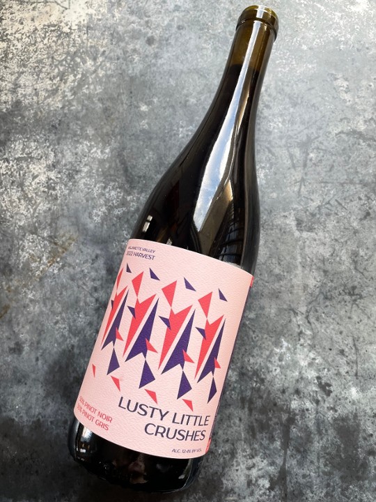 '22 A Championship Bottle | "Lusty Little Crushes" 50/50 Pinot Noir/Gris | Willamette