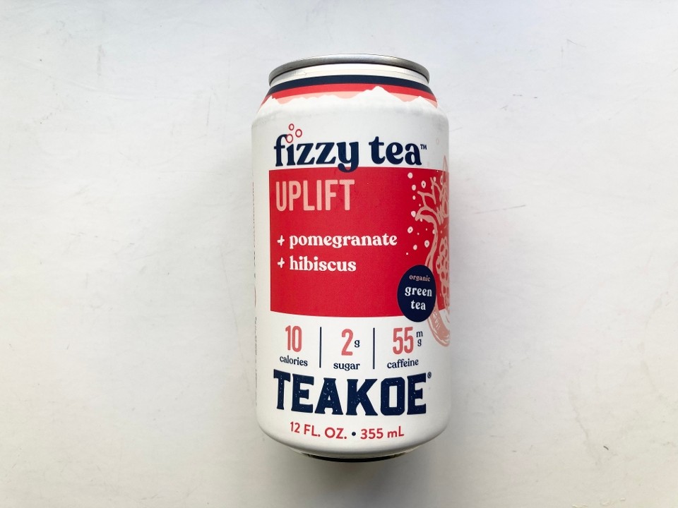 Teako Fizzy Green Tea with Pomegranate + Hibiscus