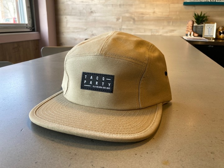 Tacoparty 5 panel Hat - Khaki