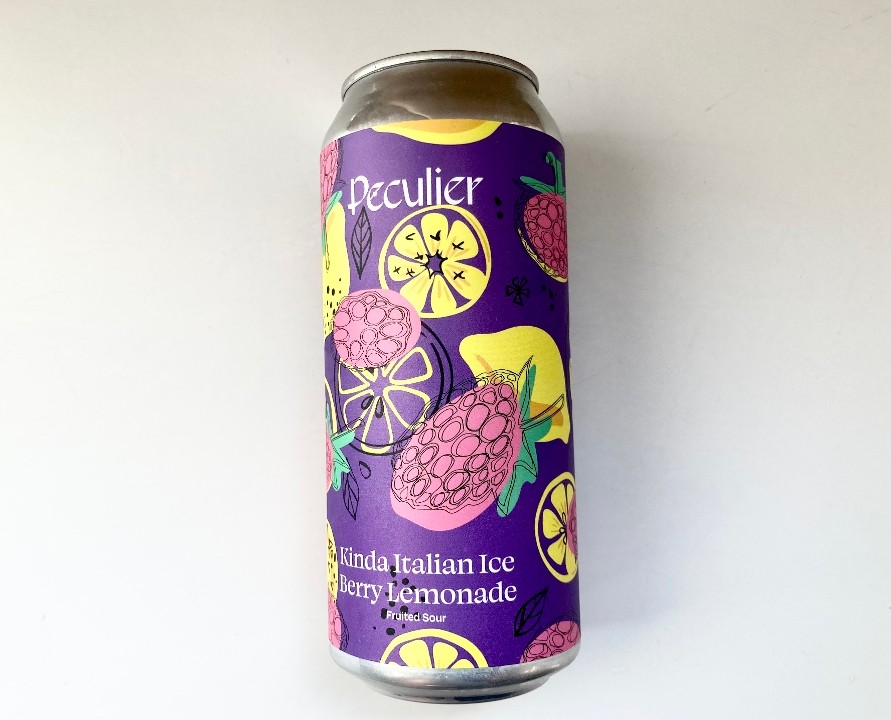 Peculiar Ales Kinda Italian Ice Berry Lemonade