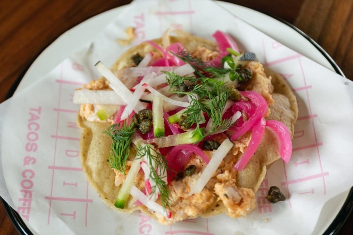 Smoked Whitefish Tostada