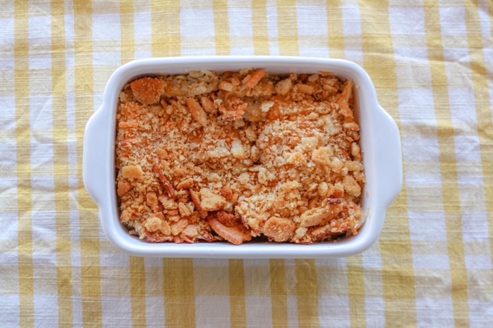 Pan of Hash Brown Casserole