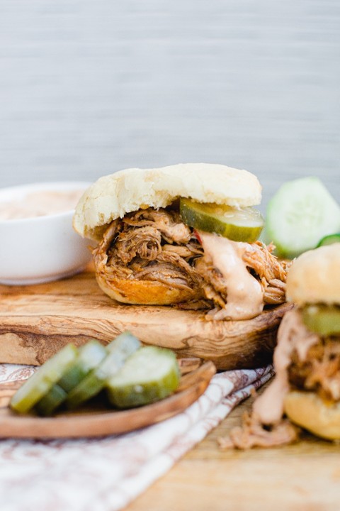 Chipotle Braised Pork Sandwich