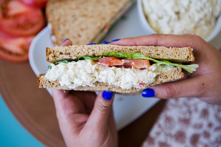 Half Chicken Salad Sandwich