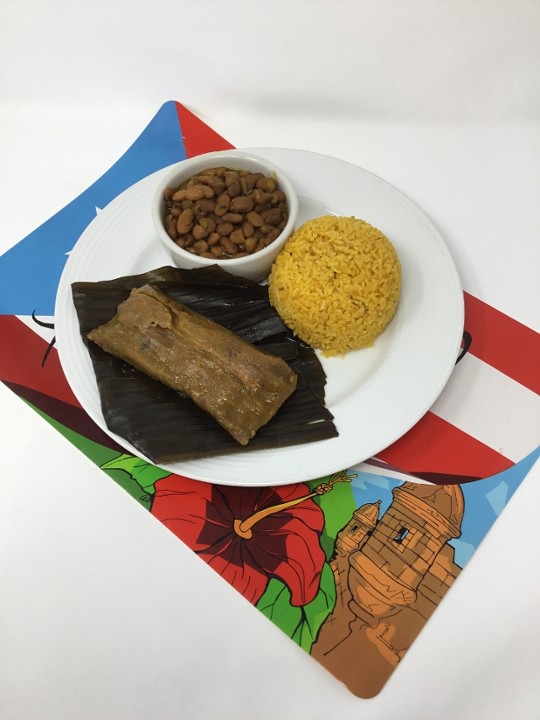 Pastel Rice and Beans