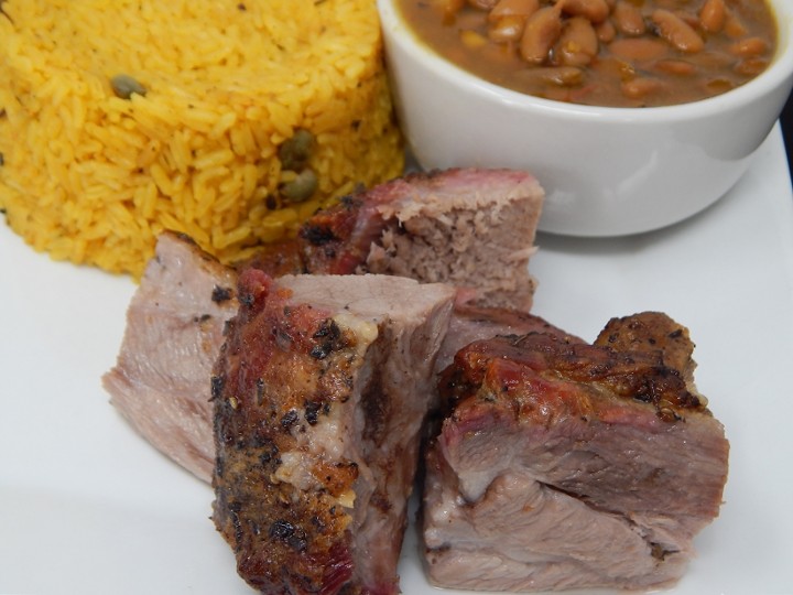 Pernil Rice and Beans