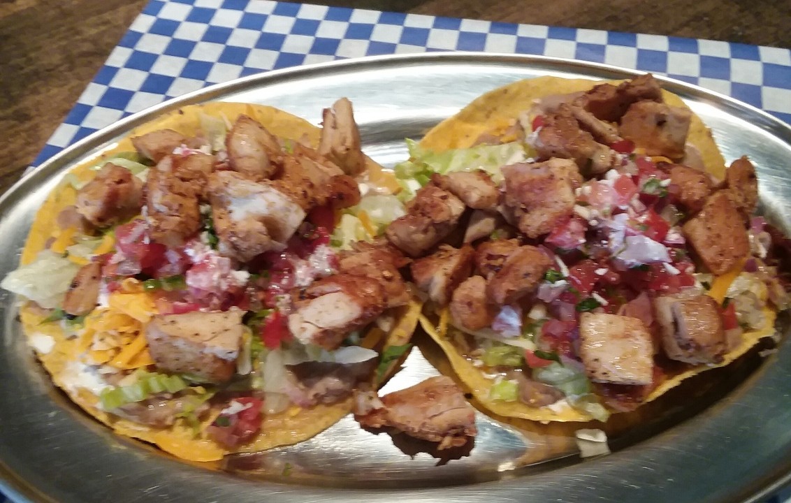 Tostada with Meat