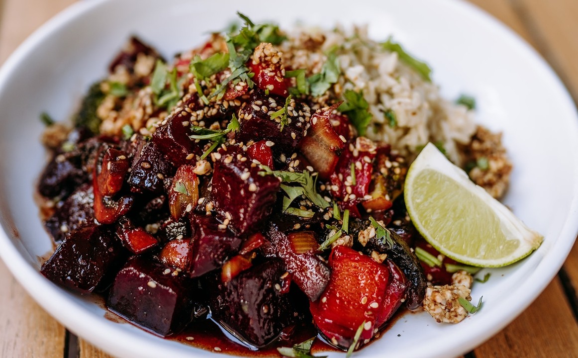 Spicy Kung Pao Beets