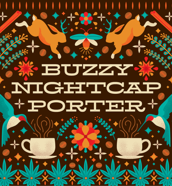 Buzzy Nightcap Porter 64 oz. Growler