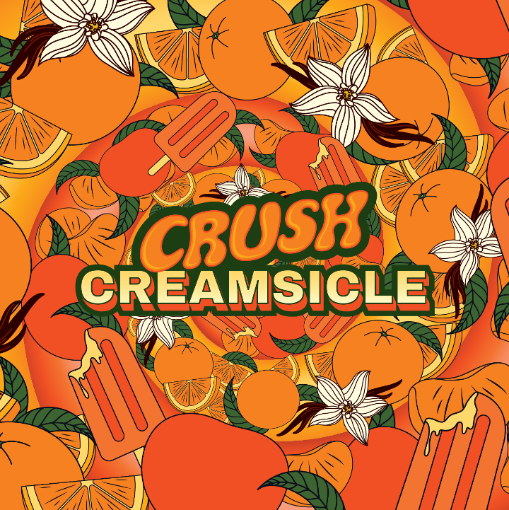 Crush Orange Creamsicle 16oz. 4-pack cans