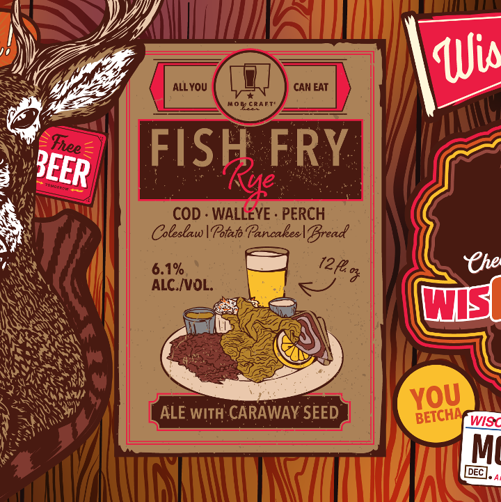 Fish Fry Rye 16 oz. Beer Buddy