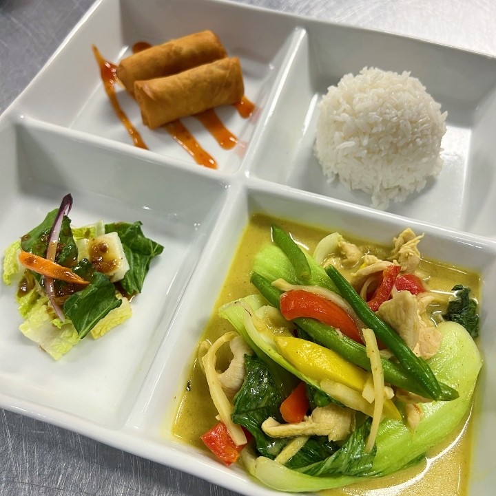 Combo Green Curry (GF) (VG) (SPICY)