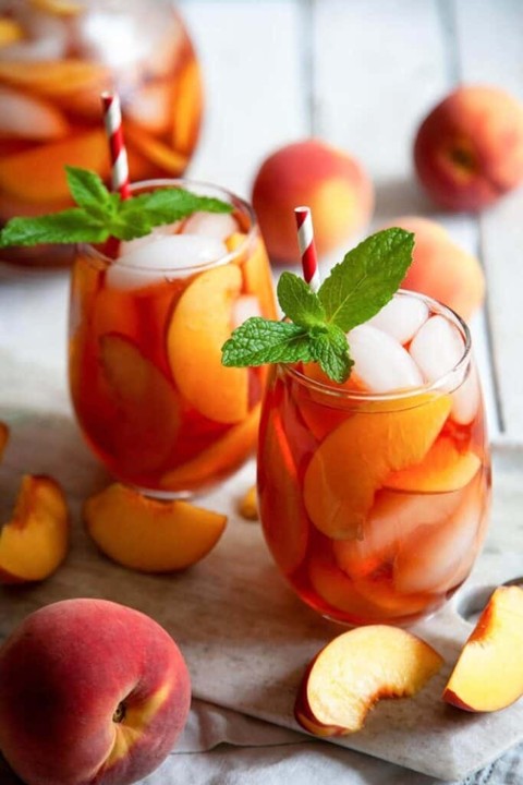 Peach Mango Sweet Tea