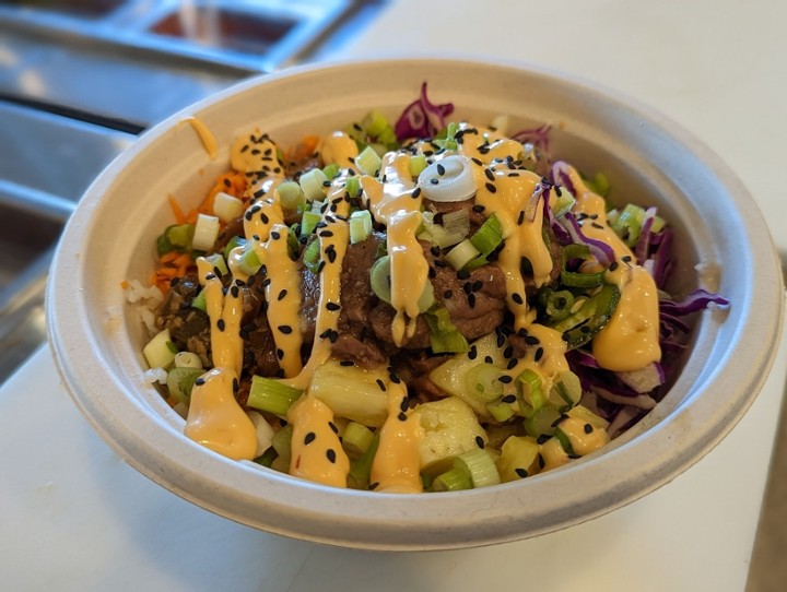 Steak Teriyaki Bowl (6oz Sliced Flank Steak)