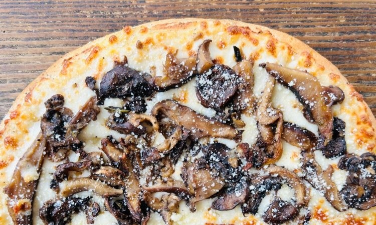 GF Roasted Mushroom Pizza