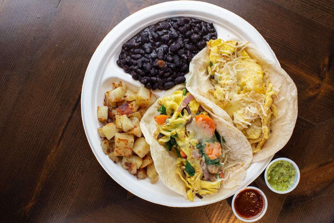 Breakfast Dos Taco Plate
