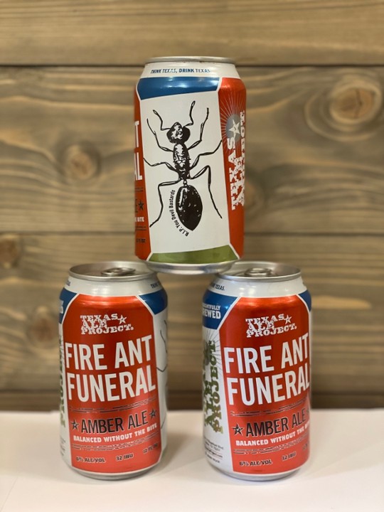 Fire Ant Funeral Amber Ale- Texas Ale Project