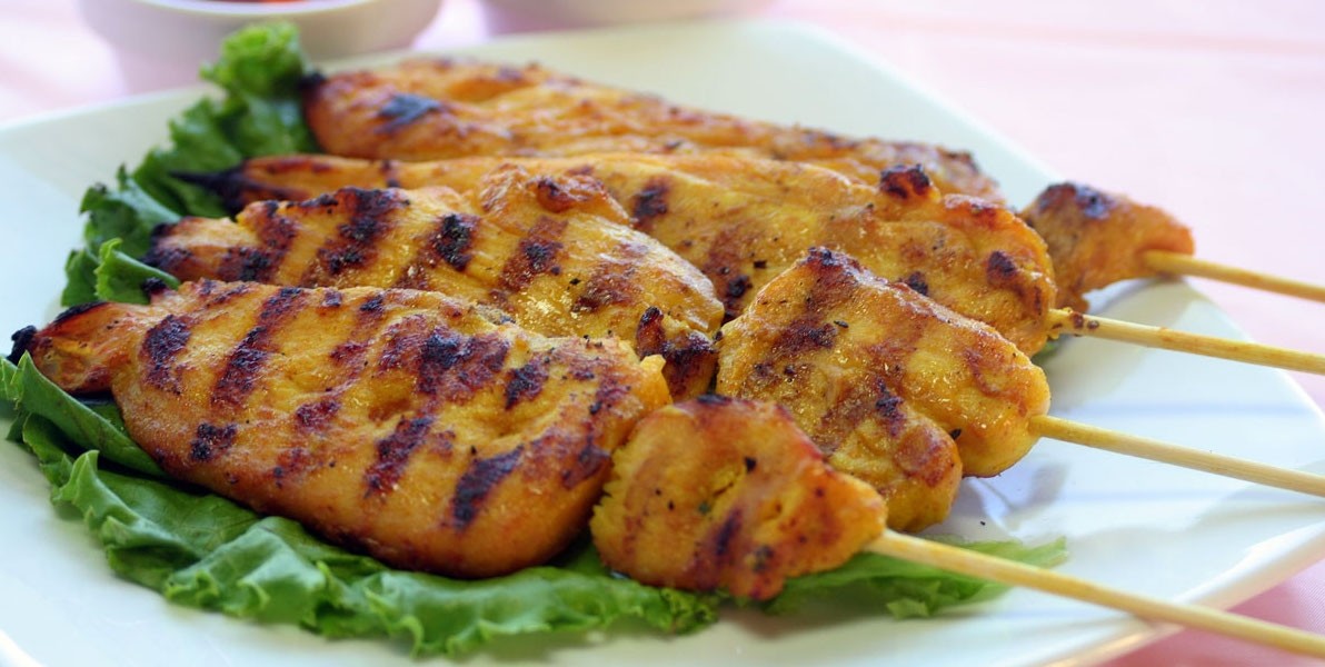 Chicken Satay Full Tray 70pc #2