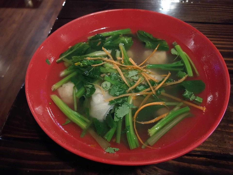 Fresh Sheet - Shrimp Dumpling Soup