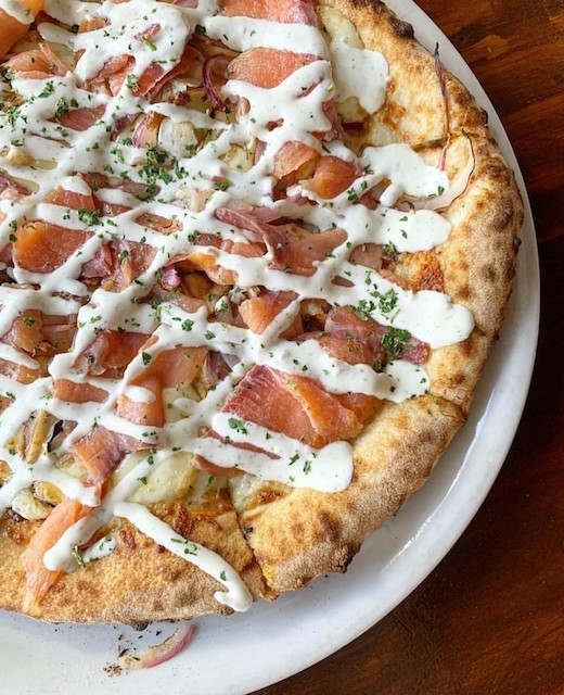 Pizza Salmone E Brie