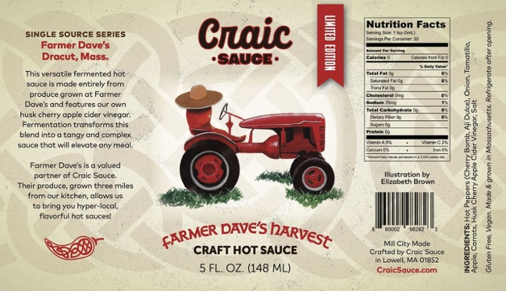 Farmer Dave's Harvest Craic Sauce