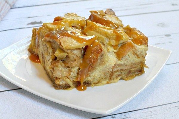 Roasted Apple Bread Pudding