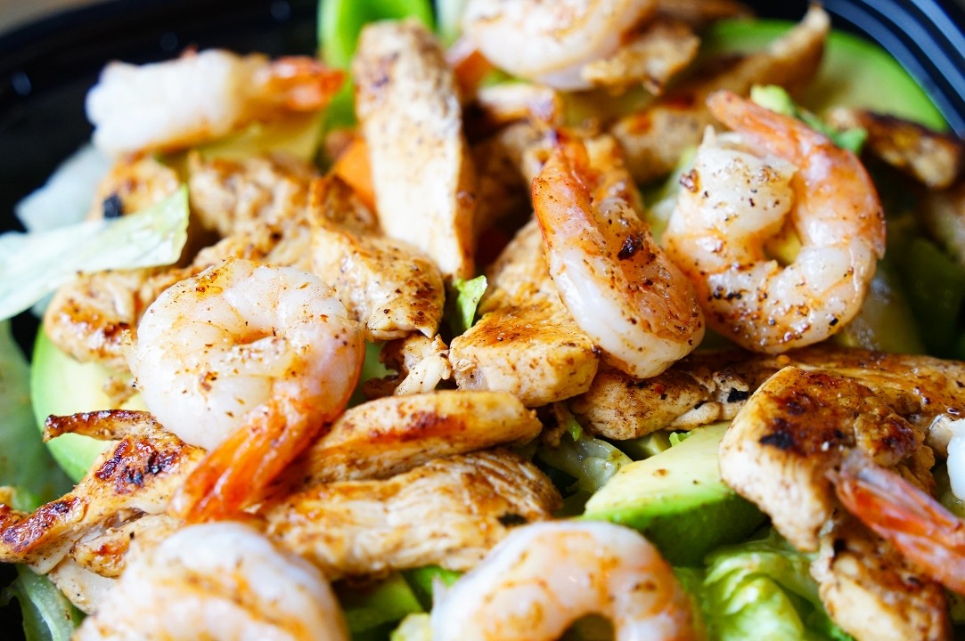 Grilled Chicken & Shrimp Salad