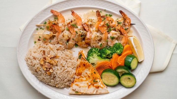 Shrimp Kebab Plate