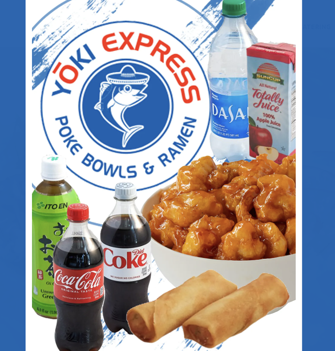 Orange Chicken COMBO with Drink & Spring roll