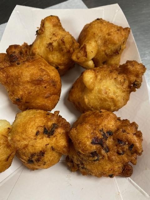 6 Clam Fritters